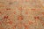 Textile Turkish Oushak Antique Wool Rug Handmade Featuring a Floral Pattern in Rust For Sale - Image 7 of 9