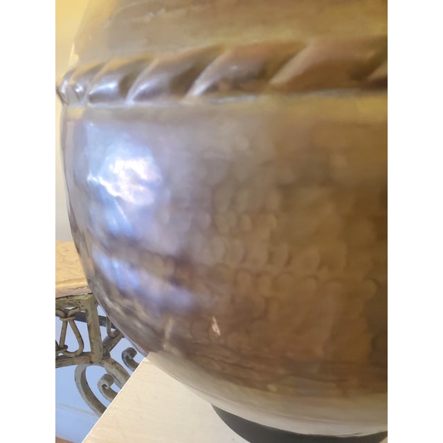 Pair or 1960s Brass Lamps For Sale - Image 4 of 6