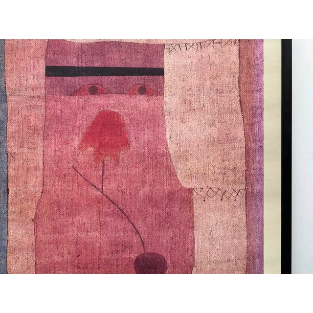 Paul Klee Vintage 1983 Modernist Lithograph Print Framed Large Exhibition Poster " Arab Song " 1932 For Sale - Image 10 of 12