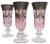 Metal Set of Four Silver Deposit Parfait Glasses Made in Italy For Sale - Image 7 of 11