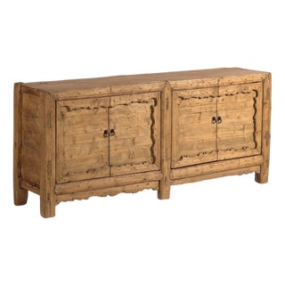 Large Antique Primitive Style Sideboard, 1900 For Sale