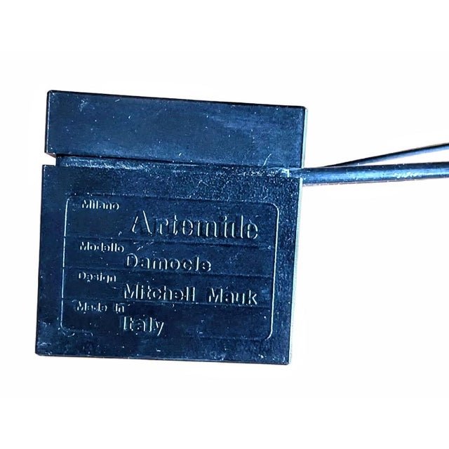 Very Rare Original Vintage Damocle Wall Lamp by Mauk Mitchel for Artemide For Sale - Image 14 of 14