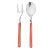 Contemporary Mepra Fantasia 2-Piece Serving Set (fork & Spoon), New Coral For Sale - Image 3 of 3