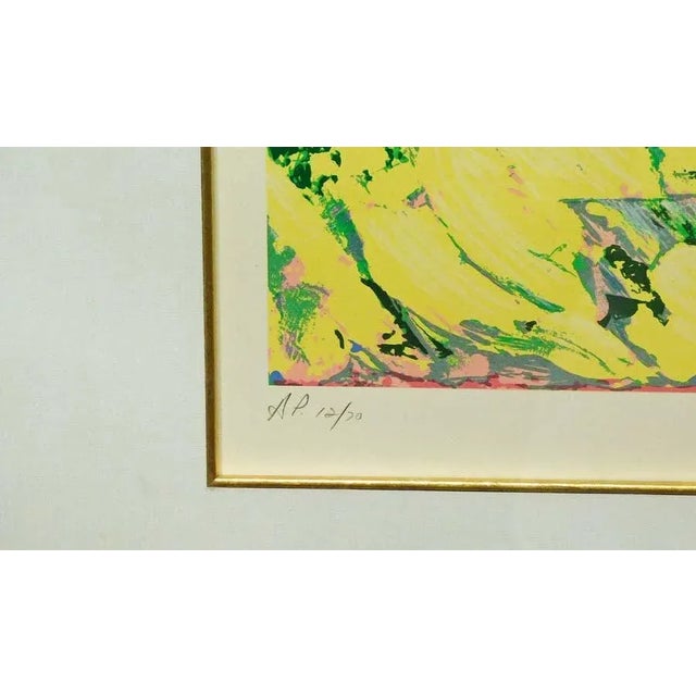 LeRoy Neiman Bethpage Black Course Hand Signed on Paper Custom Frame For Sale - Image 4 of 7