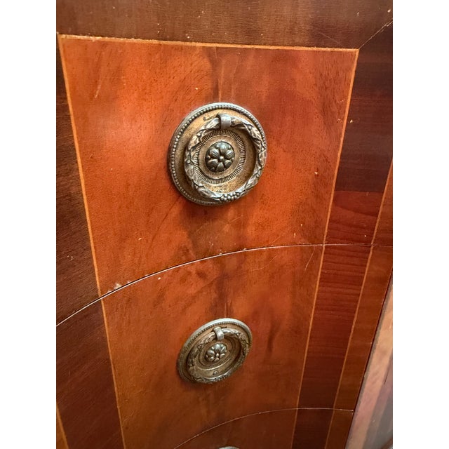Mid 20th Century Mid 20th Century Schmieg & Kotzian Hepplewhite Style Inlaid Mahogany Sideboard For Sale - Image 5 of 7