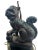 1970s Vintage Frederick Cooper Cast Iron Foo Dog Table Lamp For Sale - Image 5 of 7