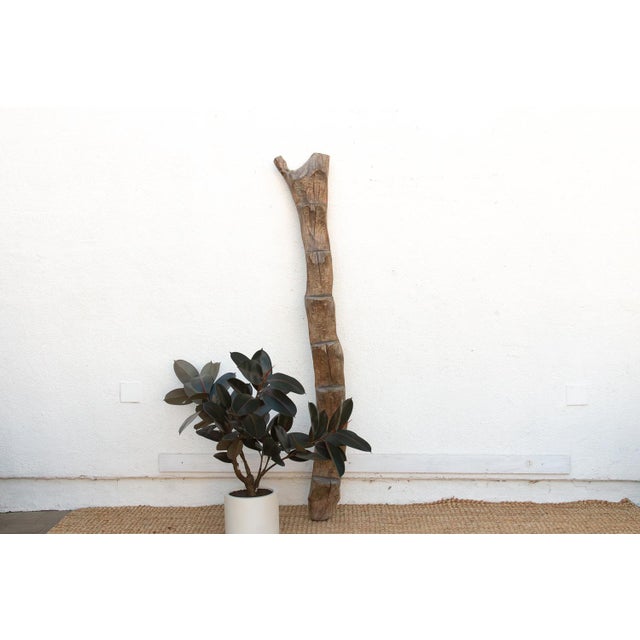 African Robust 19th Century Cliff Dweller Dogon Ladder For Sale - Image 3 of 10