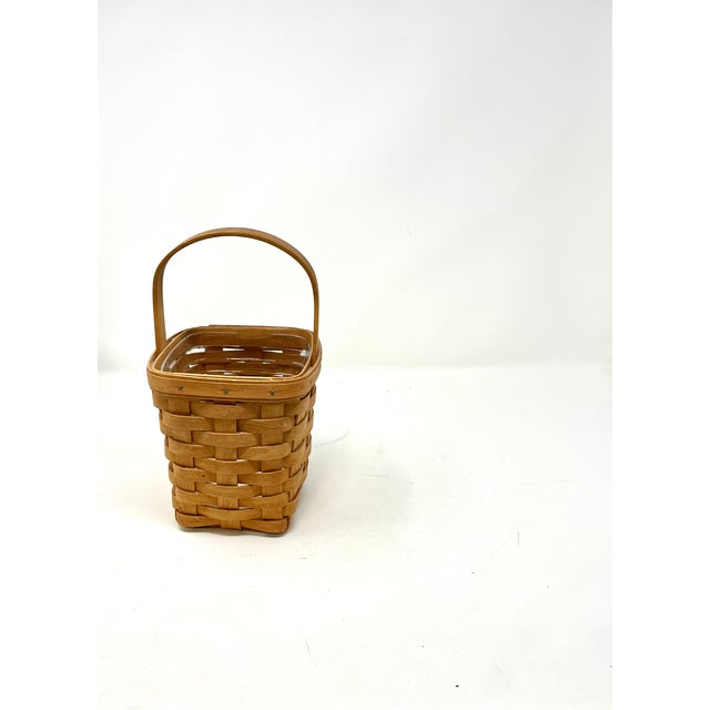 20th Century Longaberger Basket With Original Insert and Paperwork Chairish