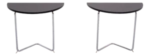 Bauhaus Crescent Tables, 1930s, Set of 2