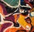 Abstract "Attention" Heavily Textured Abstract Expressionist Composition in Oil on Canvas by Harald Dry Schmidt For Sale - Image 3 of 9
