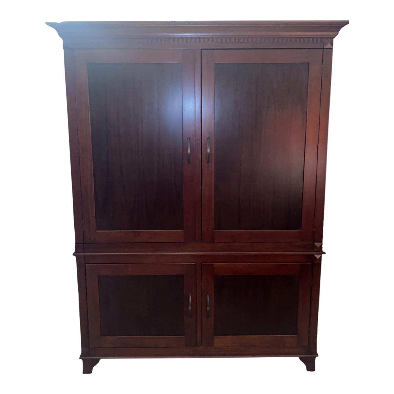 Arhaus Wooden Armoire Chairish