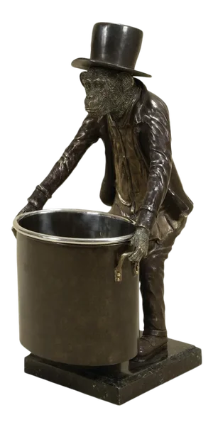 Maitland-Smith Server Monkey Wine Holder