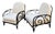 Vintage Italian Armchairs in Beech, 1950, Set of 2 For Sale