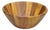 Vintage Bill.F Bf Mid Century Modern Acacia Wood Salad Fruit Bowl For Sale