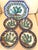 Vintage Cactus Design Talavera 5 Piece Bowl Set For Sale - Image 9 of 9