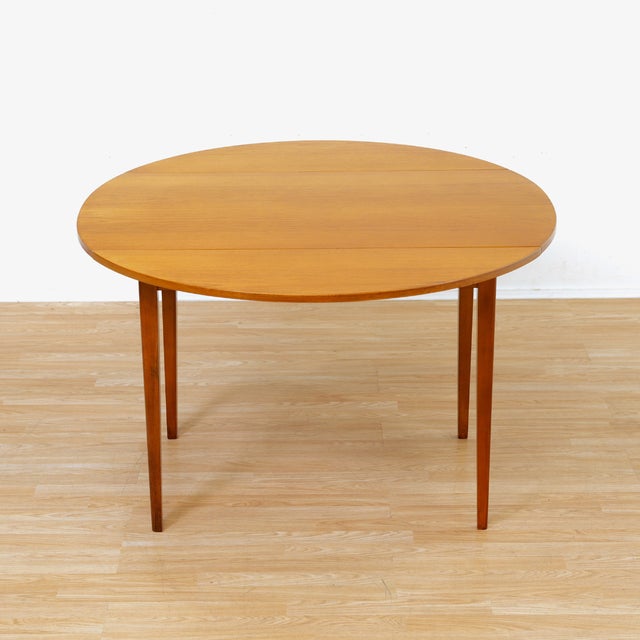 1960s 1960s Mid Century Teak Drop Leaf Dining Table For Sale - Image 5 of 12