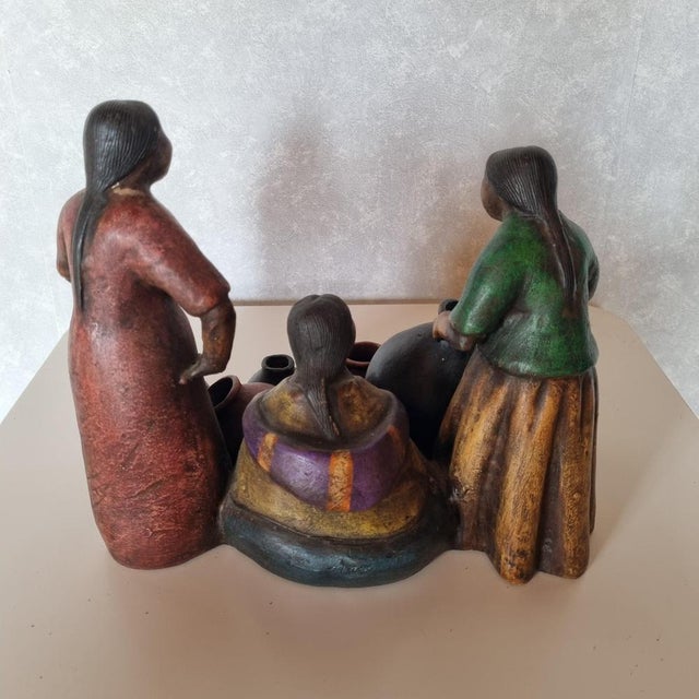 Peruvian Terracotta Sculpture, 1970s For Sale - Image 3 of 12