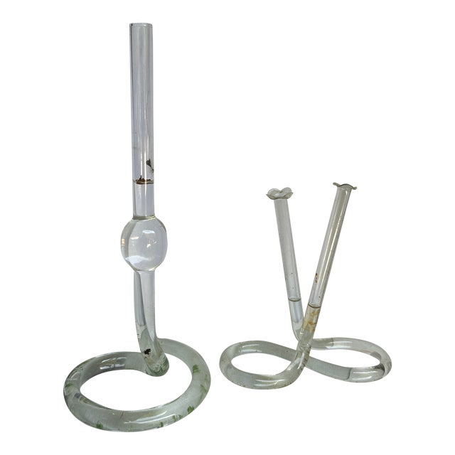 Vintage Propagation Snake Vases – a Pair For Sale