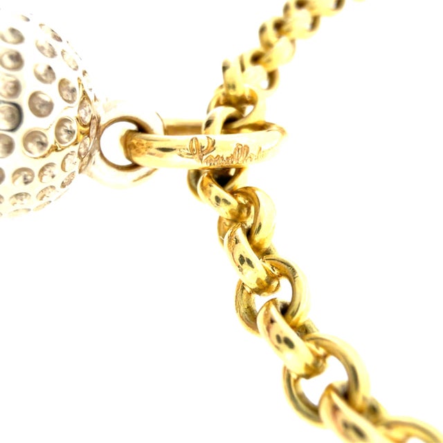 Pomellato 18k Gold Bracelet With Ball Charm Pendant For Sale In Las Vegas - Image 6 of 9