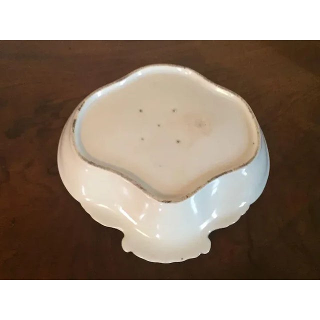 Gold Early 19th Century French Empire Paris Porcelain Shell-Shape Dish For Sale - Image 8 of 9