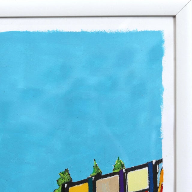 Italian This Is Beverly BLVD #41 - Colorful l.a. Landscape Mixed Media Original Artwork by Fabio Coruzzi For Sale - Image 3 of 8