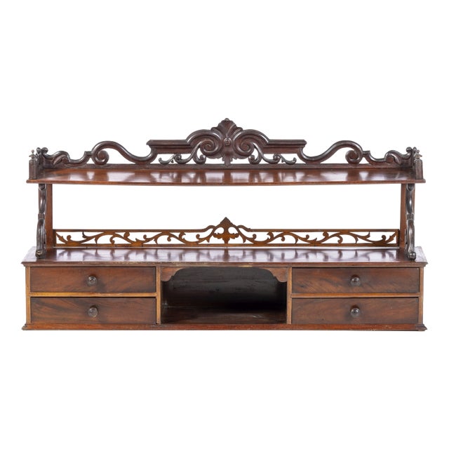 Portugese Mahogany Tabletop Piece For Sale
