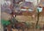 1960s Vintage Ukrainian Impressionist Oil Painting, Rural Landscape, 1960s 15-22 For Sale - Image 5 of 6