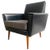 Mid-Century Danish Armchair in Black Skai, 1960s For Sale - Image 18 of 18