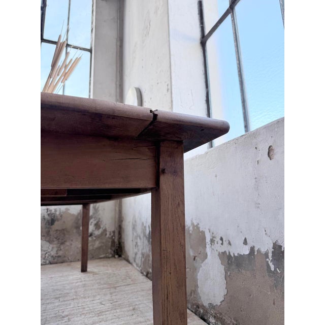 Vintage Farmhouse Dining Table in Oak, 1950 For Sale - Image 15 of 18