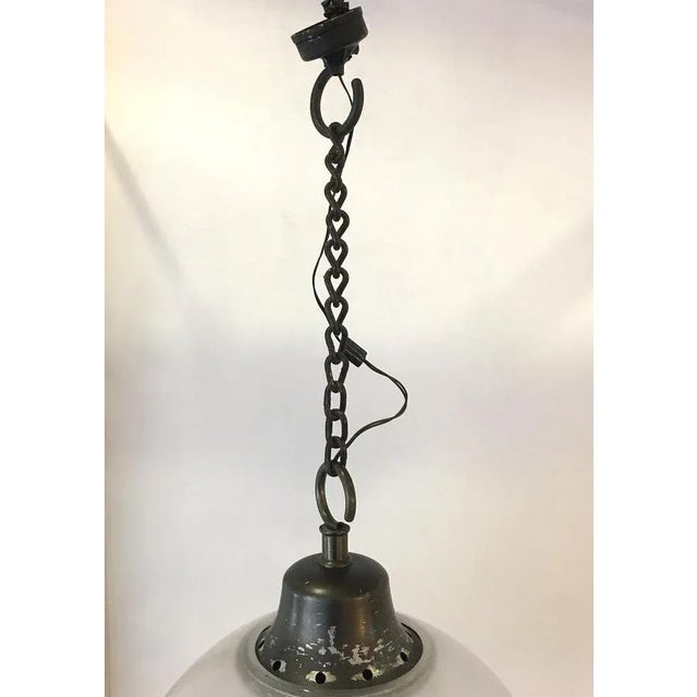 Metal Boccia Hanging Lamp by Luigi Gaccia Dominioni for Azucena, 1960s For Sale - Image 7 of 9