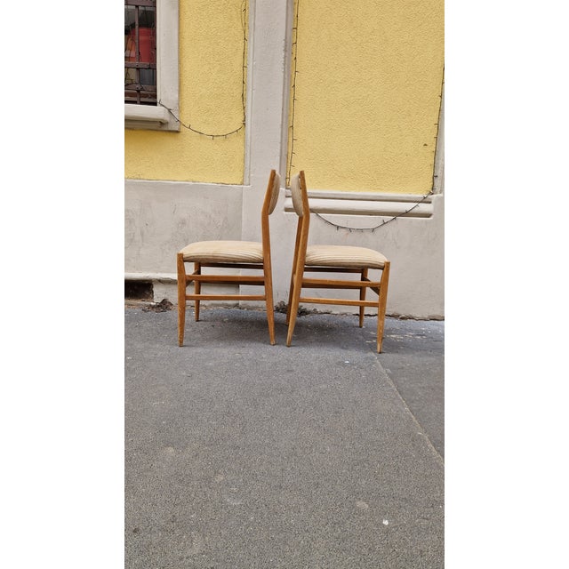 Cassina Vintage Chairs by Gio Ponti for Cassina, 1950s, Set of 2 For Sale - Image 4 of 16
