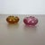 Article: Murano glass bowl elements set of 2 Origin: Murano, Italy Decade: 1970s These original vintage glass elements...