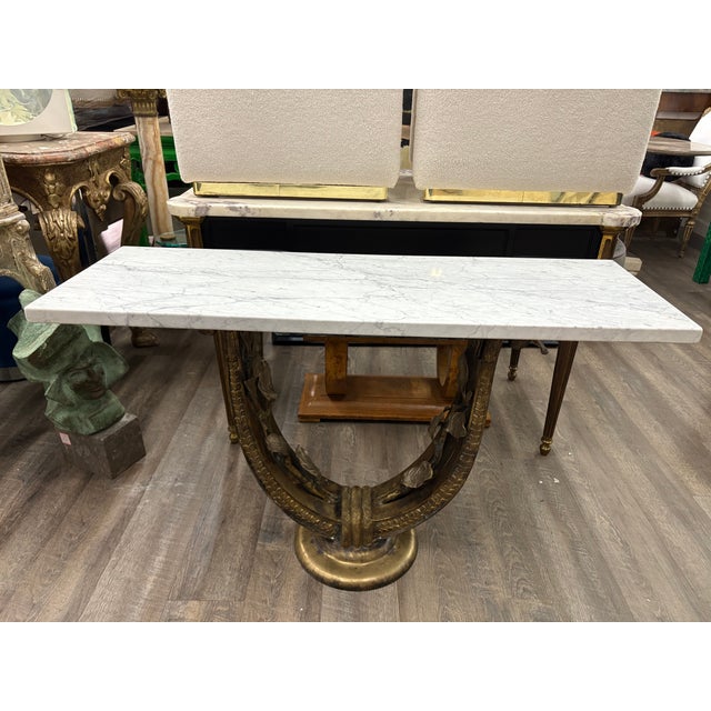 1930s Italian Art Deco Bronze Console Table For Sale - Image 17 of 18