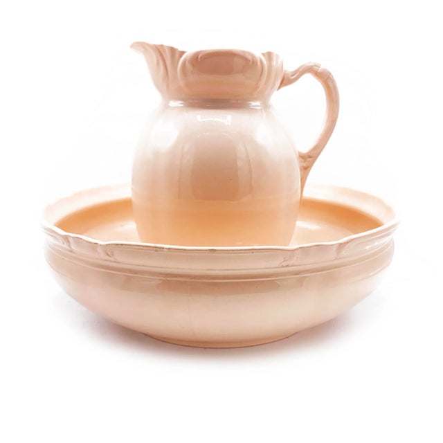 Victorian Priscilla Presley's Art Deco French Light Pink Boudoir Set - 2 Pieces For Sale - Image 3 of 3