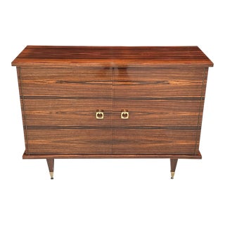 1940s French Art Deco Macassar Ebony Bar For Sale