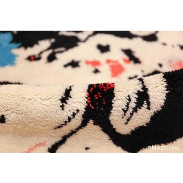Nazmiyal Collection Vintage Scandinavian Ege Art Line Robert Jacobsen Rug For Sale In New York - Image 6 of 9