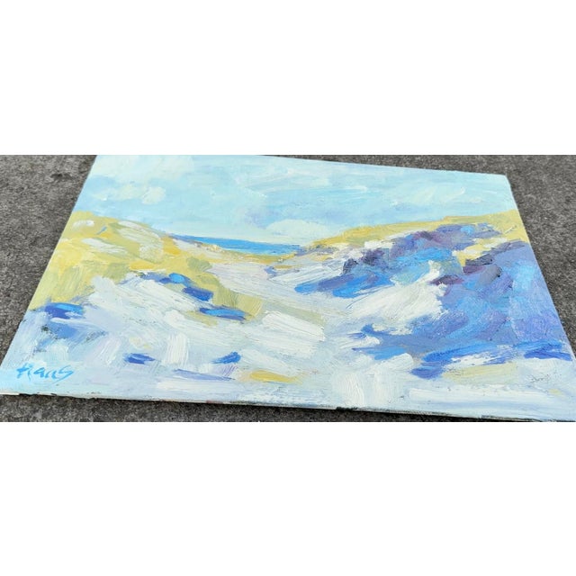 Contemporary Sand Dunes Shadows, Contemporary Oil Painting For Sale - Image 3 of 6