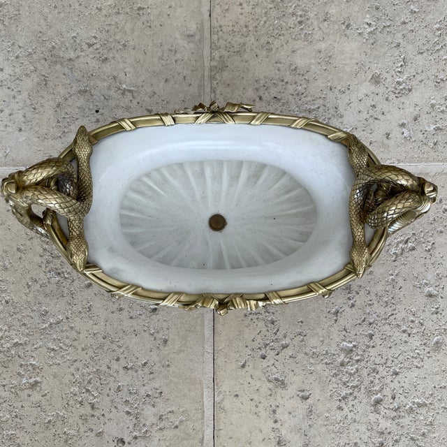 Late 19th Century Ormolu and Sèvres Porcelain Antique 'Choiseul' Jardinière Center Piece For Sale - Image 12 of 12