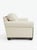 Elegant and timeless white velvet sofa featuring classic rolled arms and refined nailhead trim detailing along the base...