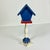 American 1980s Vintage Americana Arts & Crafts Boho Chic Tabletop Bird House Holiday Accent - 4th of July For Sale - Image 3 of 11