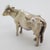 1940s Vintage Italian Handmade Genuine Silver Large Cow Figurine Sculpture For Sale - Image 5 of 10