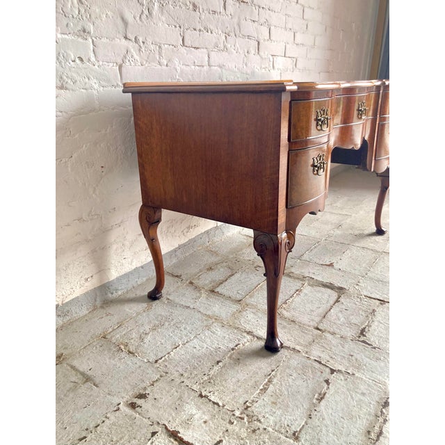 English Queen Ann Style Desk, 1890s For Sale - Image 6 of 18