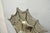 Contemporary Mediterranean Style Silver Gilt Iron Metal Mirror Fireplace Screen For Sale - Image 9 of 13