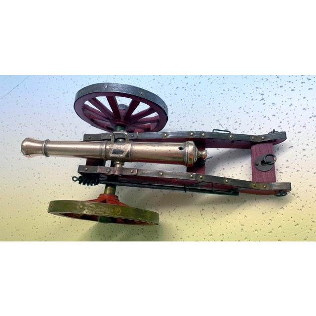 Vintage French Napoleonic Artillery Toy Model "Gribauval 12lbs" For Sale In San Francisco - Image 6 of 11