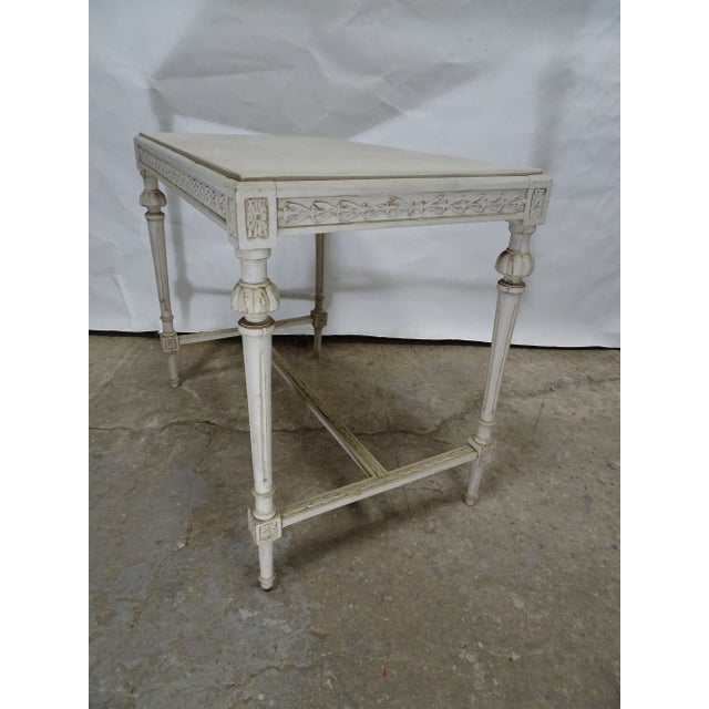 Contemporary Table Swedish Gustavian Style For Sale - Image 3 of 5