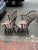 This is a set of 1910s antique captains chairs. They are made by Nichols & Stone. They are a traditional style. They are...
