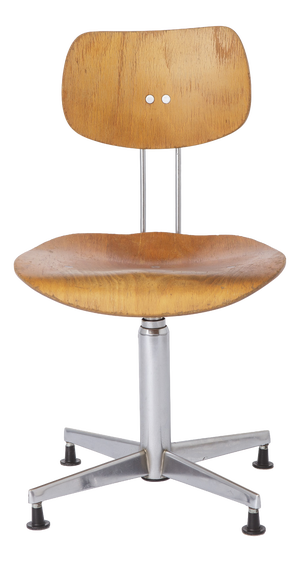 Industrial German Bauhaus Swivel Chair by Egon Eiermann for Wilde & Spieth, 1950s