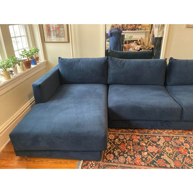 Contemporary West Elm Melbourne Contemporary Sectional For Sale - Image 3 of 7