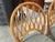 MCM Rattan Bamboo Dining Room Table Set 6 Chairs Glass Top Green Cushions For Sale - Image 11 of 12