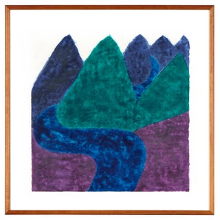 Original Signed Carol Summers "The Likiang" Woodcut Print For Sale